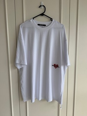 new ksubi tee shirt mens HBL ekcess tee peached white medium