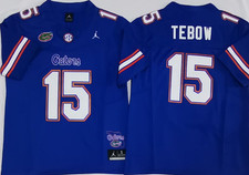 10 Colors Florida Gators Tim Tebow Jersey 15# All Stitched