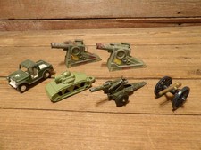 Vintage Barclay Manoil WW1 Hollow Cast Toy Cannons  Other Military Lot 