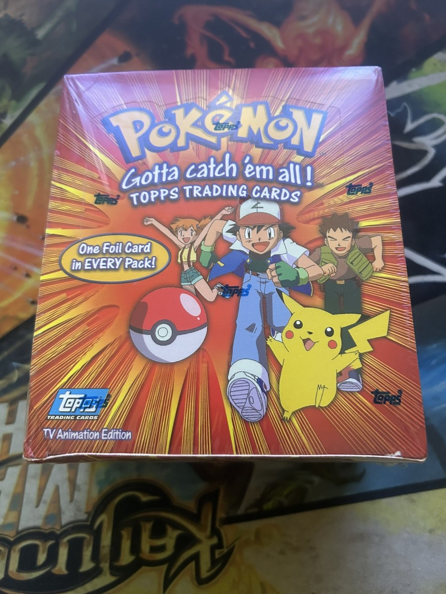 Vintage Topps Pokmon Series 1 Booster Pack Sealed - Red Logo, 1998 Base Set Cards Vintage Topps Pokmon Series 1 Booster Pack Sealed - Red Logo, 1998 Base Set Cards