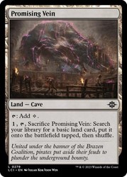 Promising Vein #279 The Lost Caverns of Ixalan Common Land MTG