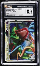 CGC 8.5 Rayquaza & Deoxys Legend 89/90 Undaunted Holo Pokemon Card