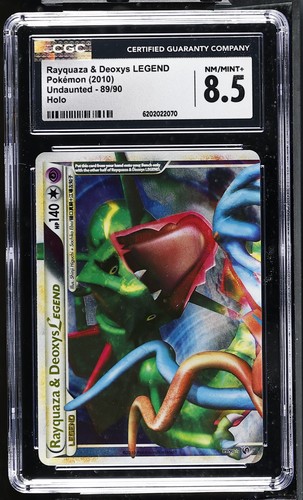 Rayquaza & Deoxys LEGEND graded CGC 8.5 for sale on eBay