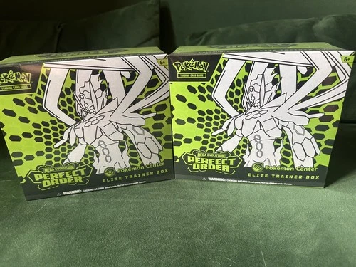 2 X Perfect Order Pokemon Center Elite Trainer Box ETB Sealed