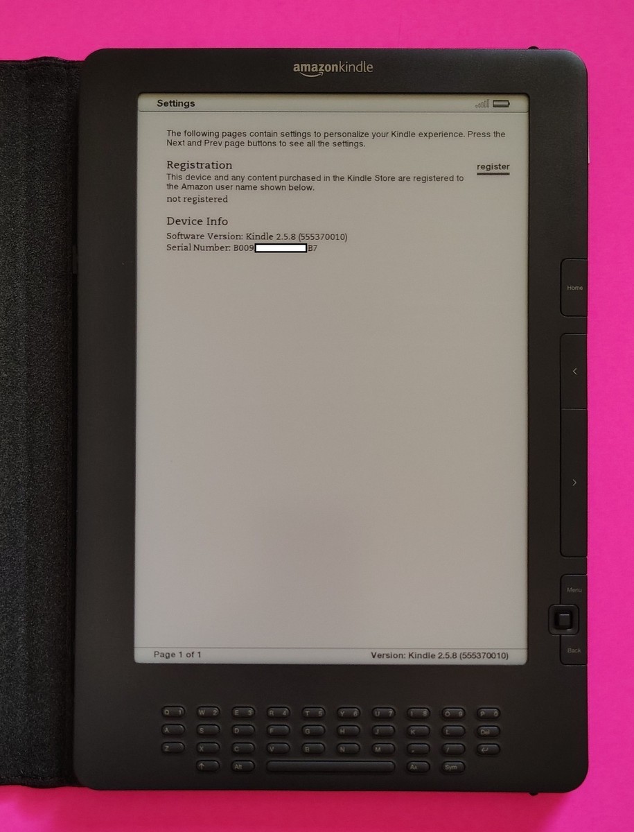 Amazon Kindle DX 4gb 3g 9.7in - Graphite for sale online | eBay