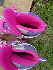 Coolbear C-LUB Youth Girls Quad Roller Skates Pink Purple White