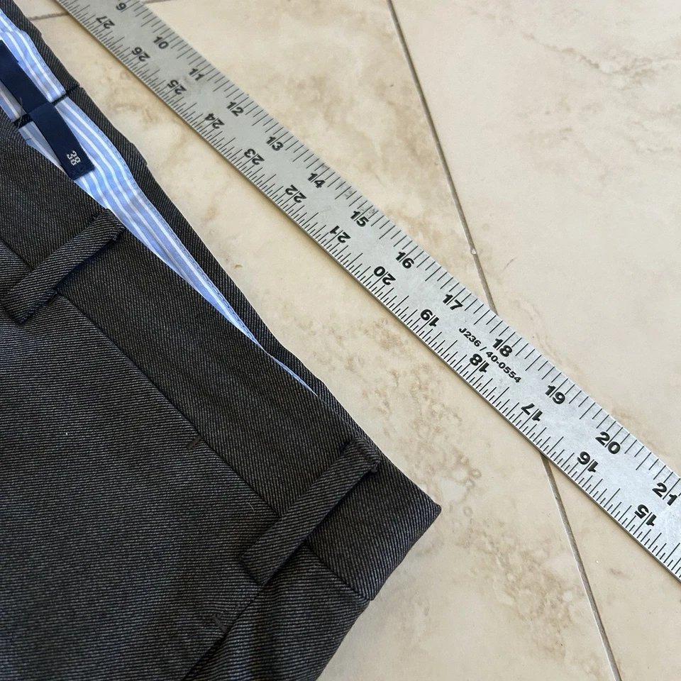 Pantalones chinos Incotex para hombre 38 calce clásico lana suave informal Foto 4 de 4