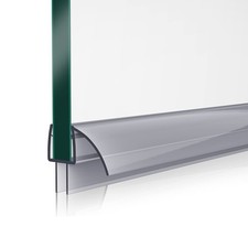 Frameless Shower Door Bottom Seal Strip, 1/2  x36  Glass Shower Door Seal Str...