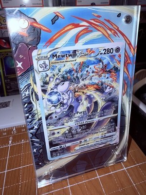 Mewtwo Vstar GG44 Crown Zenith Pokemon Magnetic 🧲 Extended