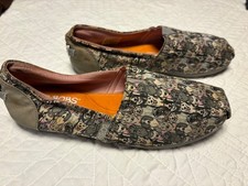 Skechers Shoes Womens Size 8 Gray BOBS For Dogs Slip On Memory Foam Flats EUC