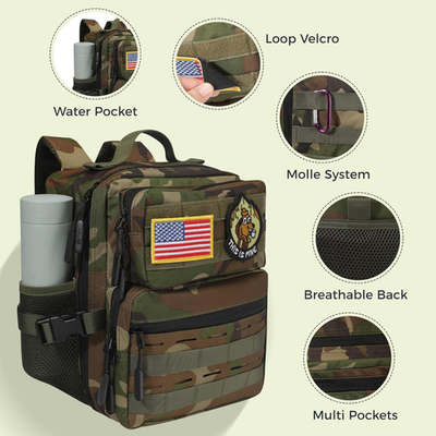 9L Mini Tactical Backpack for Men Women,Small Military Tactical Backpack  for Spo | eBay