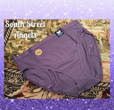 WACOAL 879362  GRAPE COMPOTE  UNDERSTATED COTTON HI-CUT BRIEF PANTIES  XL