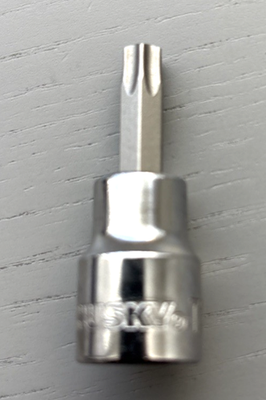 #ad #ad Husky T40 Tamper Proof Torx Bit Socket 3 8quot; Drive 6 Point Chrome Vanadium Steel $12.42