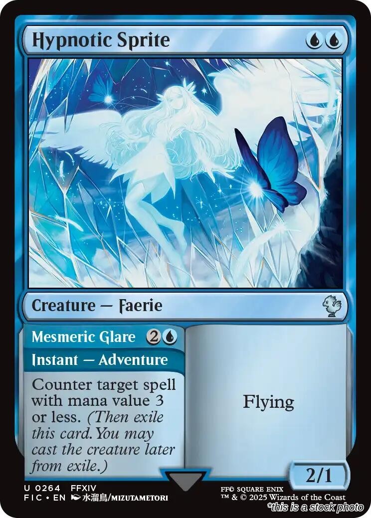 Hypnotic Sprite (FIC 264), Normal, Commander: FINAL FANTASY, MTG