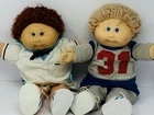 2 Vtg Cabbage Patch Kids Dolls Sailor Outfit Brown Hair Blonde Hair TLC Project