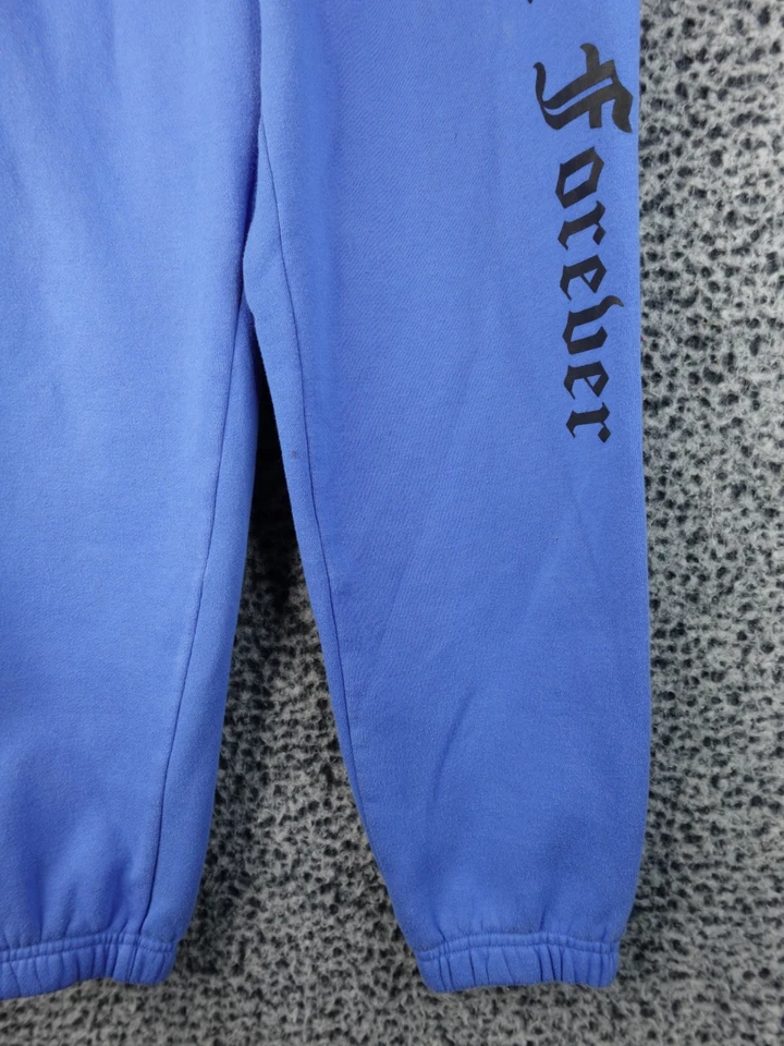 Pantalones deportivos Juicy Couture deletreados para mujer pequeños azules negros con cordón Forever 21 Foto 4 de 4