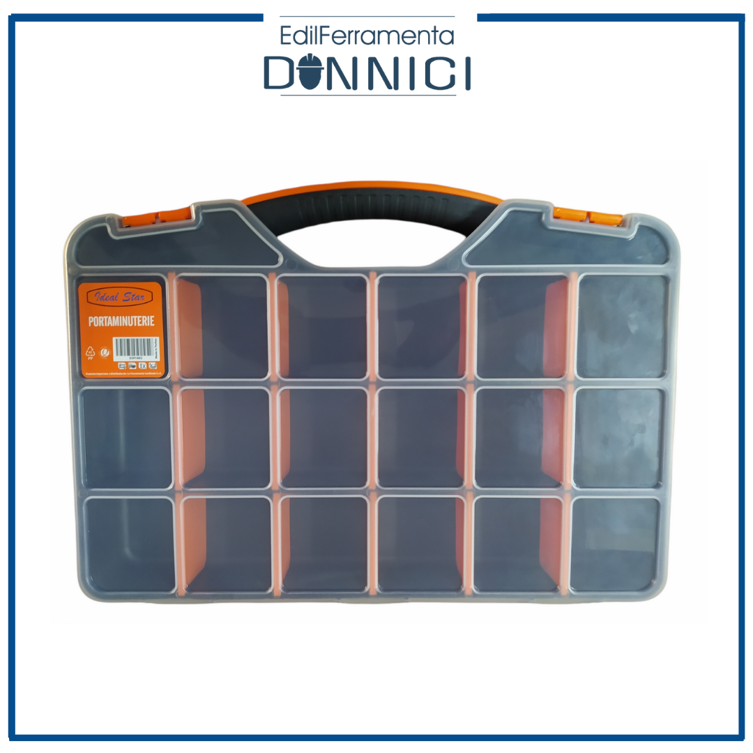 Organizer Viti E Minuteria - Valigetta Plastica Con 2 Strati, Scomparti Multiuso Per Fai Da Te - Foto 4