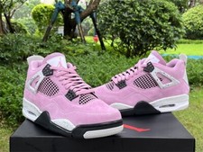 Nike Air Jordan 4 Retro  Orchid  pink Men's Basketball Shoes