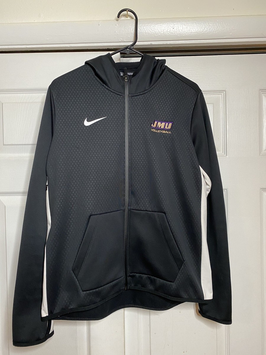 Nike JMU James Madison Dukes Volleyball Team Issued Sideline Track Jacket  Mens L