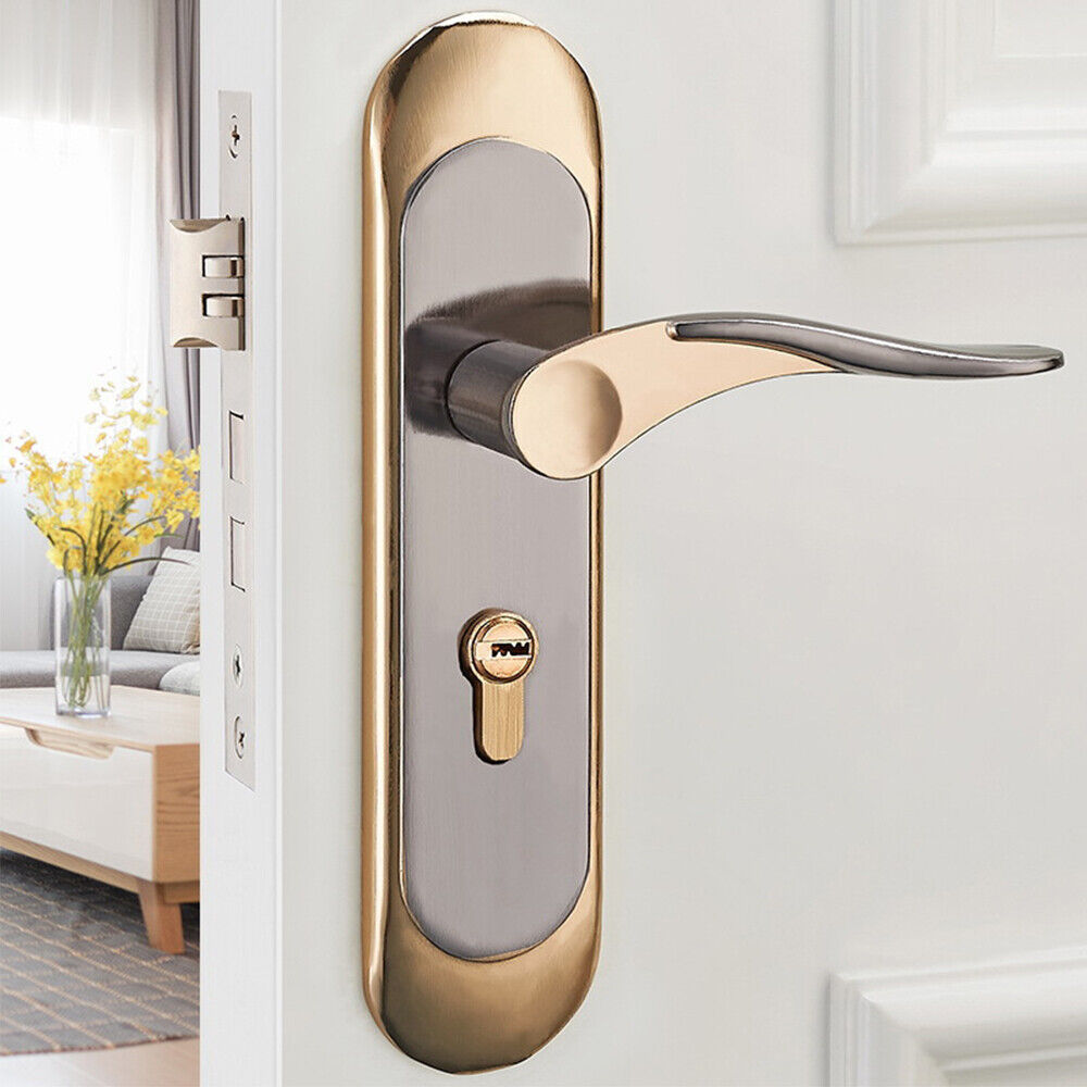 Modern Front Door Lock Set Double Door Lock Set Door Handle Sets