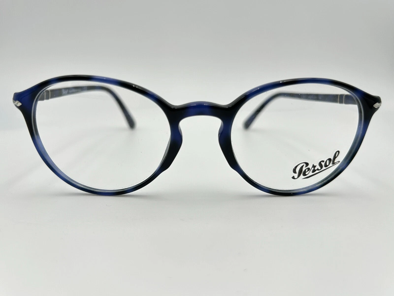 PERSOL Eyeglasses 3218 V 1099 Blue Tortoise Silver 51 21 145