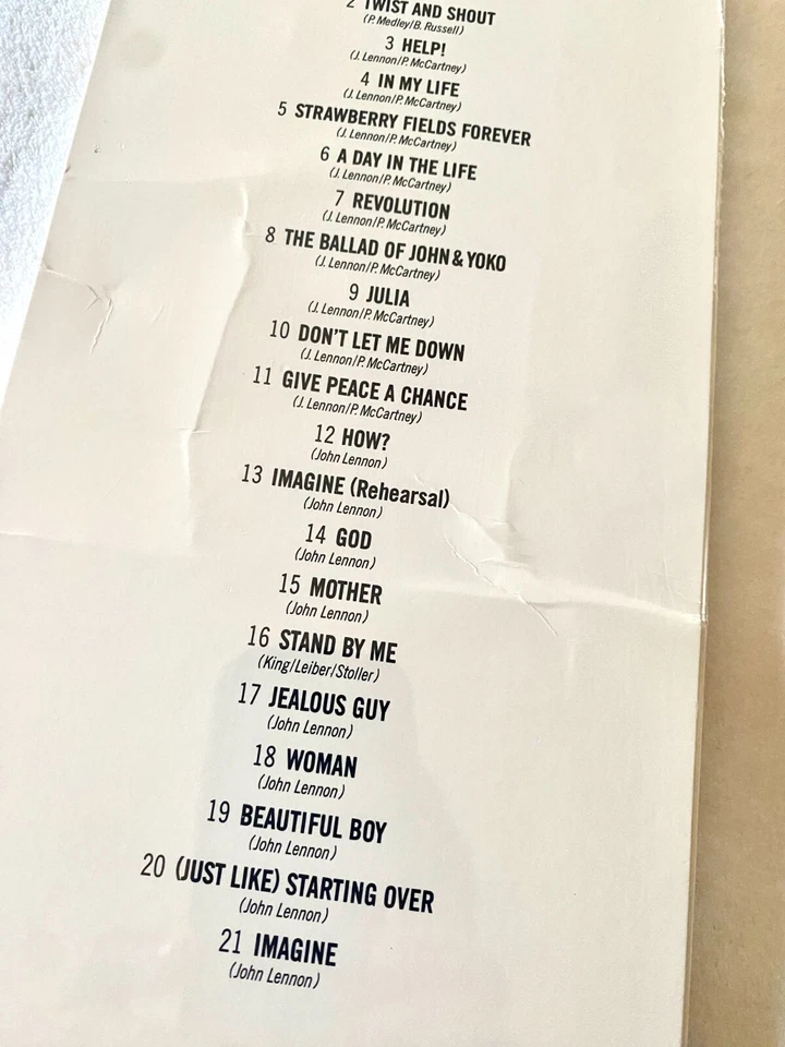 JOHN LENNON SEALED LONGBOX CD IMAGINE ALBUM PROMO SOUNDTRACK HELP! JULIA RECORD Foto 4 de 4