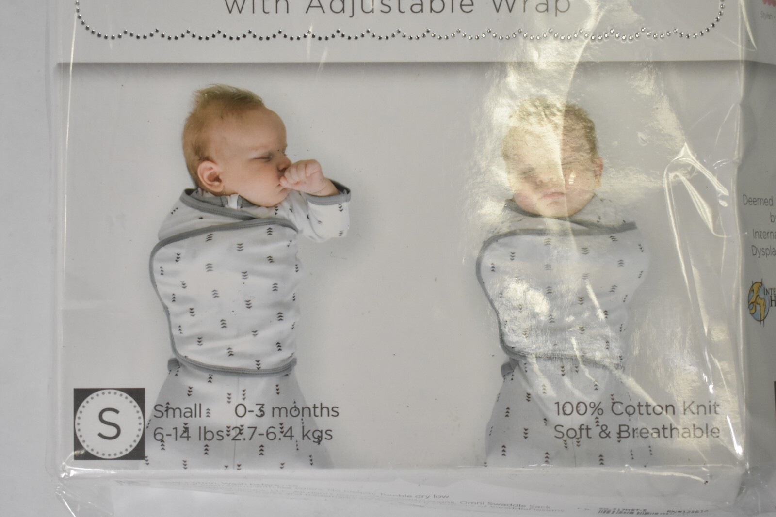 Swaddle Designs Omni Swaddle Sack w Adjustable Wrap Cotton Small 03