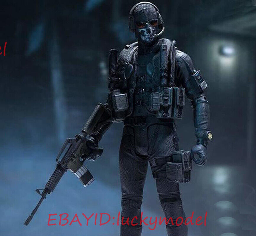 SLH Call of Duty Simon Ghost Riley Action Figure PVC Statue - High 6 From  Games Gifts Collection Home Decoration Masterpiece Figure (Original no box)  Figures: Buy Online at Best Price in