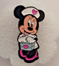 MINNIE MOUSE-NURSE- ENAMEL PIN-UNBRANDED-SHIP ALL THE PINS YOU BUY FOR $4.99