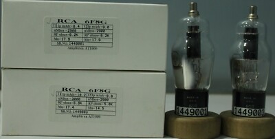 6F8G VT99 RCA NOS made in U.S.A Amplitrex Tested Qty 1 Match Pair