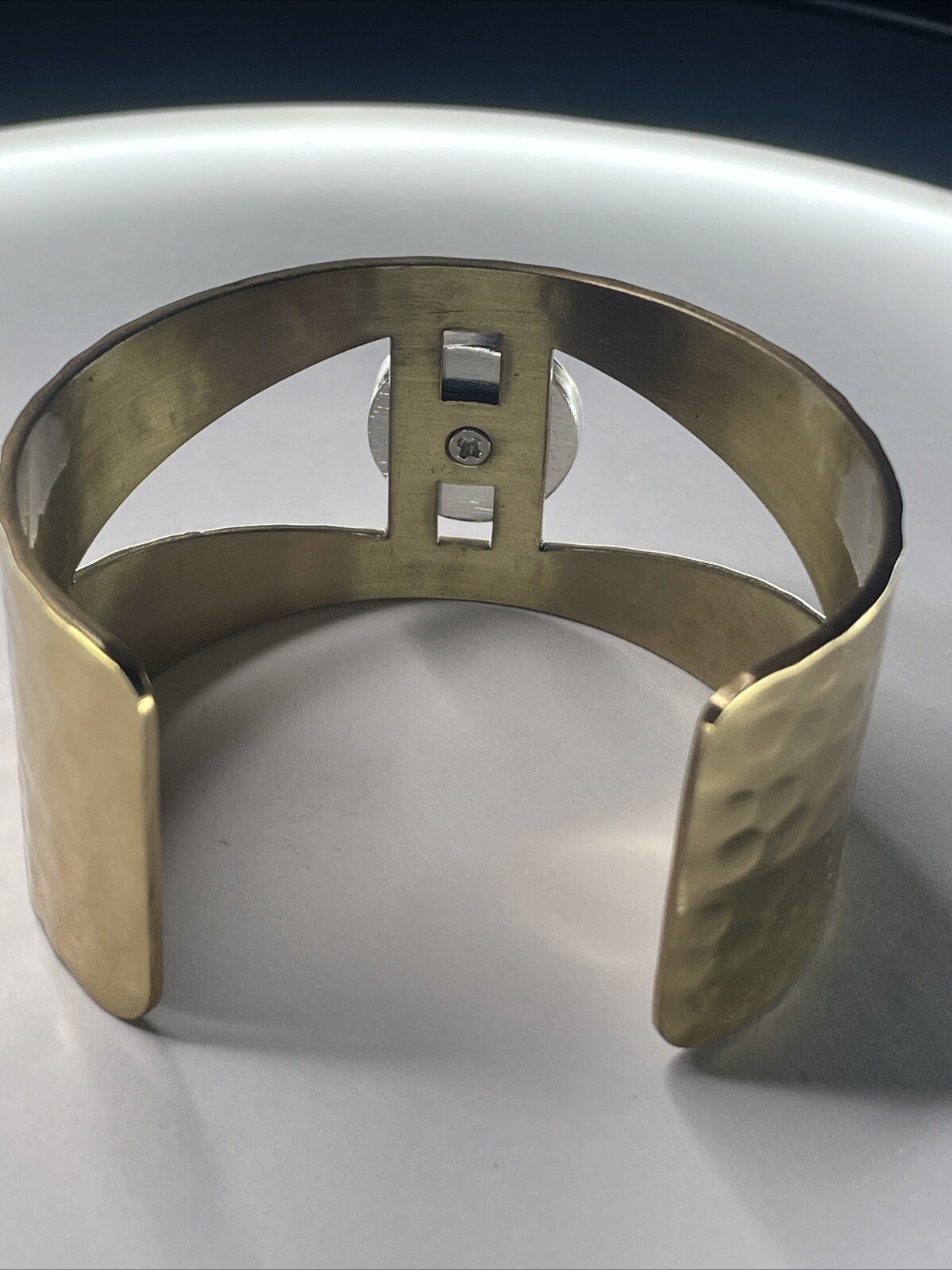 Rustic Cuff Two Tone Ingot Cuff 7” - image 2