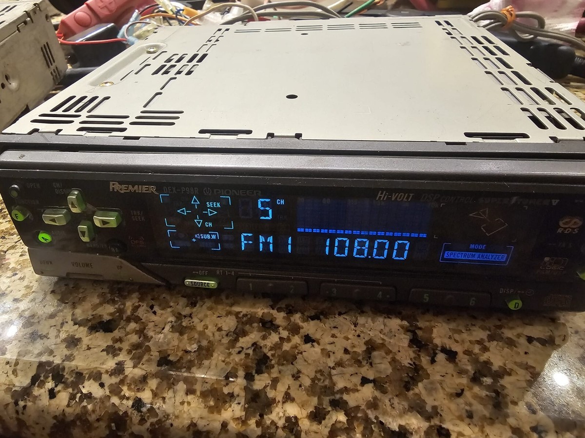 Pioneer Premier Dex P98r Faceplate Deh - Test Working Condition | eBay
