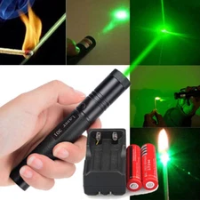 532nm Green Laser Pointer Lazer Pen High Power Visible Beam Light + Battery
