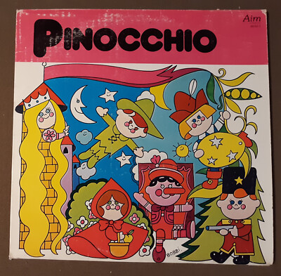 Pinocchio by Aim Records 33rpm VINYL LP Record