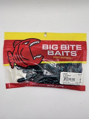 Big Bite Baits Pro Series 4'' Creature Junebug CB406 (10 Pk)
