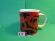 Alaska Moose Bear Eagle & Tree Coffee Mug/Artic Circle Enterprises Inc(Used/EUC)