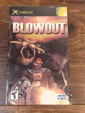 Blowout Blow Out XBOX Instruction Manual Only