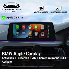 BMW Apple Carplay Aktivierung + Vollbild + VIM + Displayspiegel ENET aktivieren