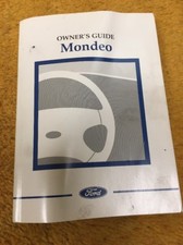 Used 2003 Ford Mondeo MK3 Face Lift Owners Manual/ Hand Book Only