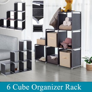 Multifunctional-6-Cube-Organizer-Shelf-Cubby-Closet-Bookcase-Storage-Save-Spave