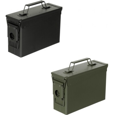 US Munitionskiste Cal. 30 mm M19A1 Metall Kiste Transportkiste Box Transportbox