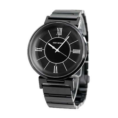 Issey Miyake U Satoshi Wada Made In Japan Men'S Watch Nyal004 All Black