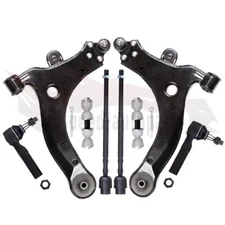 8PCS Front Lower Control Arms Tie Rod Ends For Chevrolet Impala Limited 2000-13