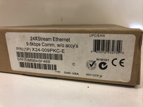 DIGI INTERNATIONAL X24-009PKC-E X24009PKCE 24xstream Ethernet 9.6kbps Comm- - Picture 2 of 10