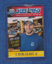 2009-10 Upper Deck Be A Player Hockey Sidelines # S46 Rick Nash