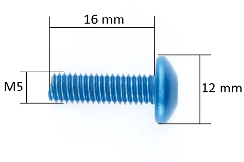 Linsenkopf Schrauben Aluminium Torx M5 M6 Alu eloxiert Linsenkopfschrauben 5 6mm - Bild 5 von 9