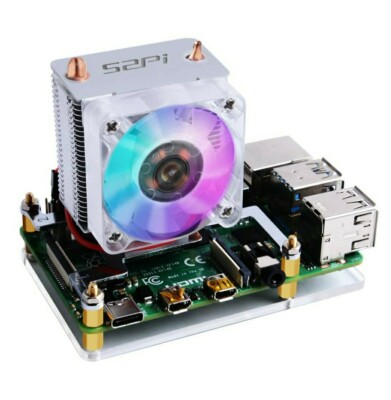 GeeekPi Raspberry Pi Cooling Fan, Raspberry Pi ICE Tower Cooler, RGB Cooling Fan