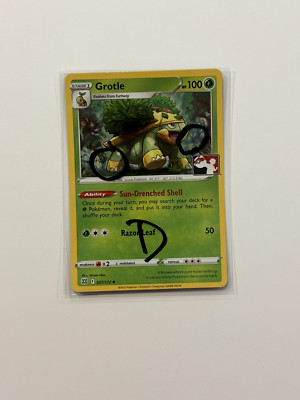 2X SWIRL Grotle 007/172 Cosmos Star Holo Pokemon Prize Pack FAST SHIP NM D