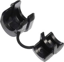 58248 Round Nylon Strain Relief Bushing 1" - 3 Pieces Black