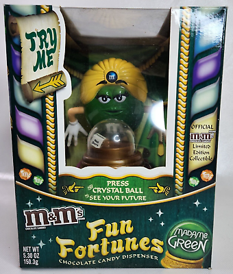 M&M's Madame Green Character Fun Fortunes Candy Dispenser M&M's Madame Green Character Fun Fortunes Candy Dispenser